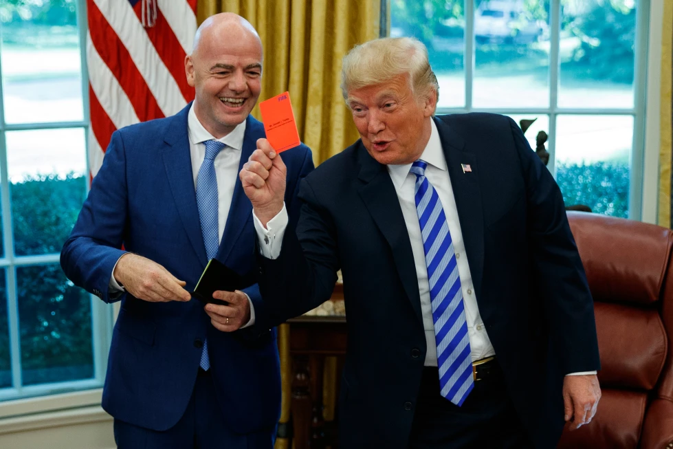World Cup 2026: Trump Did Not Influenced FIFA’s Decision To Reverse Balogun’s Red Card  –Infantino