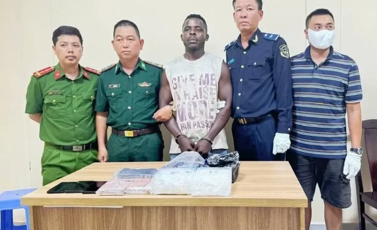 Nigerian arrested with meth, heroin in Vietnam