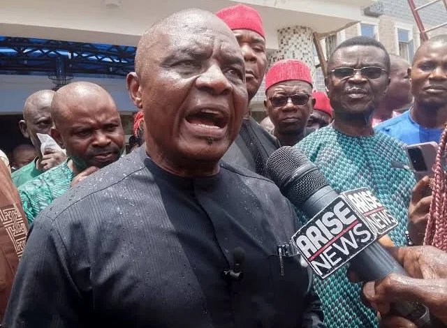 Enugu NDC gov candidate visits attacked members, pledges assistance
