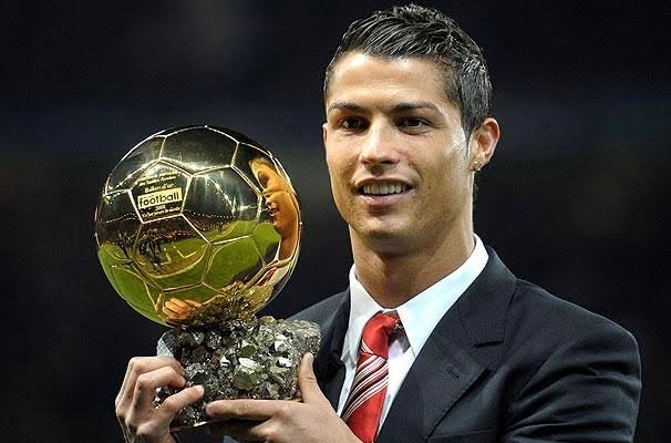 Cristiano Ronaldo Beats Messi, Platini, Ronaldo De Lima To Win Maiden Ballon d’Or Of All Time Award